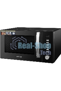 Микроволновая печь Hyundai HYM-D3028 черный/серебристый, 23 л, 900 Вт, переключатели - кнопки/поворотный механизм