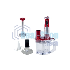 Многофункциональный погружной блендер Galaxy LINE GL 2106, красный/серебристый