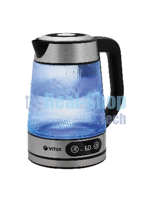 Чайник электрический Vitek VT-8825 1.8л. 2200Вт прозрачный корпус: стекло