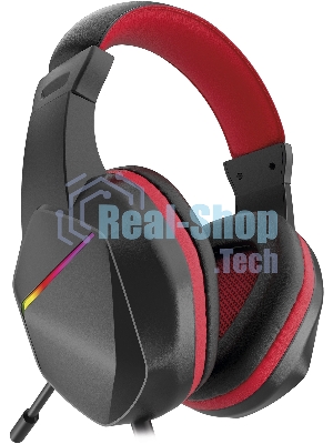 Гарнитура Oklick HS-L335G чёрный, проводная, USB-C/3.5 мм