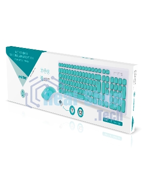 Комплект клавиатура+мышь Smartbuy (SBC-250288AG-WG) ONE 250288AG бело-зеленый