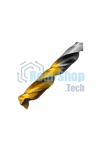 Сверло спиральное по металлу Denzel 8,5 x 117мм, Р6М5, Golden Tip, многогранная заточка