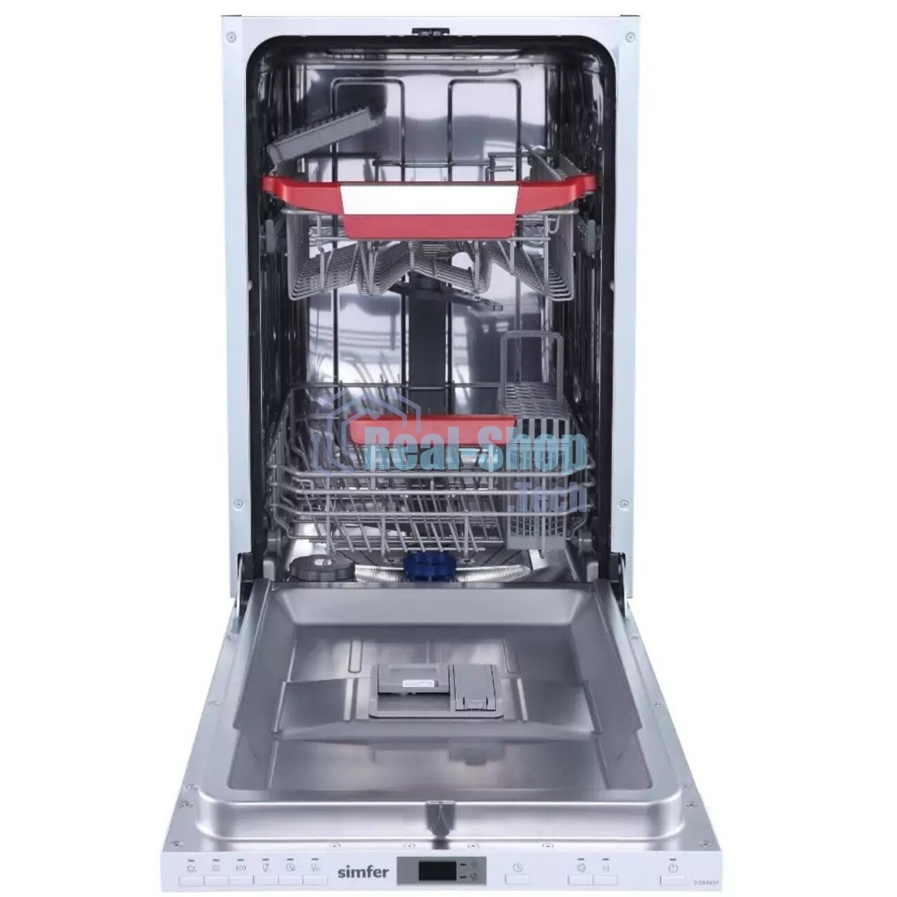 Встраиваемая посудомоечная машина Simfer DGB4601 белый/серый