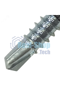 Саморез кровельный Руфкомплект 4.8х19 по металлу сверло №2 шайба d=14мм с EPDM прокладкой оцинкованный