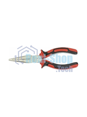 Длинногубцы Matrix NICKEL 17164 160 мм, прямые никелированные, двухкомпонентные рукоятки