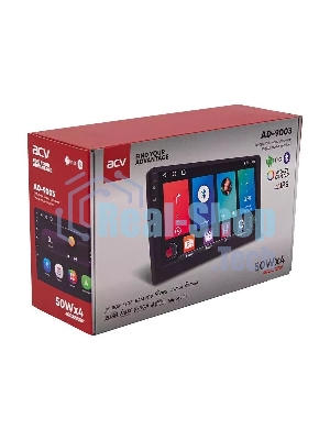 Автомагнитола ACV AD-9003, 2 DIN, 9