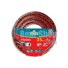 Шланг RACO PREMIUM 40300-3/4-25_z01 поливочный, 35атм., армированный, 5-ти слойный, 3/4