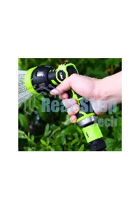 Пистолет-распылитель поливочный бескурковый Deli DL8762 9 режимов распыления, диаметр шланга 3/4