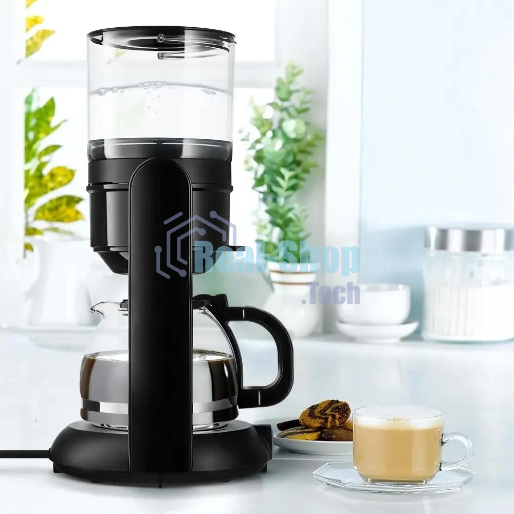 Кофеварка капельная Kitfort КТ-7136 черный, исп. кофе - молотый, 0.5 л, 680 Вт.