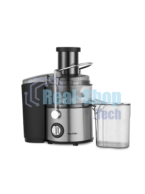 Соковыжималка Blackton Bt J2110 Black-Steel, Мощность 650 Вт, 2 скорости работы