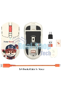 Мышь беспроводная/проводная A4Tech Bloody R72 Ultra Proxy Boom бежевый, 20000 dpi, радиоканал, USB, кнопки - 7