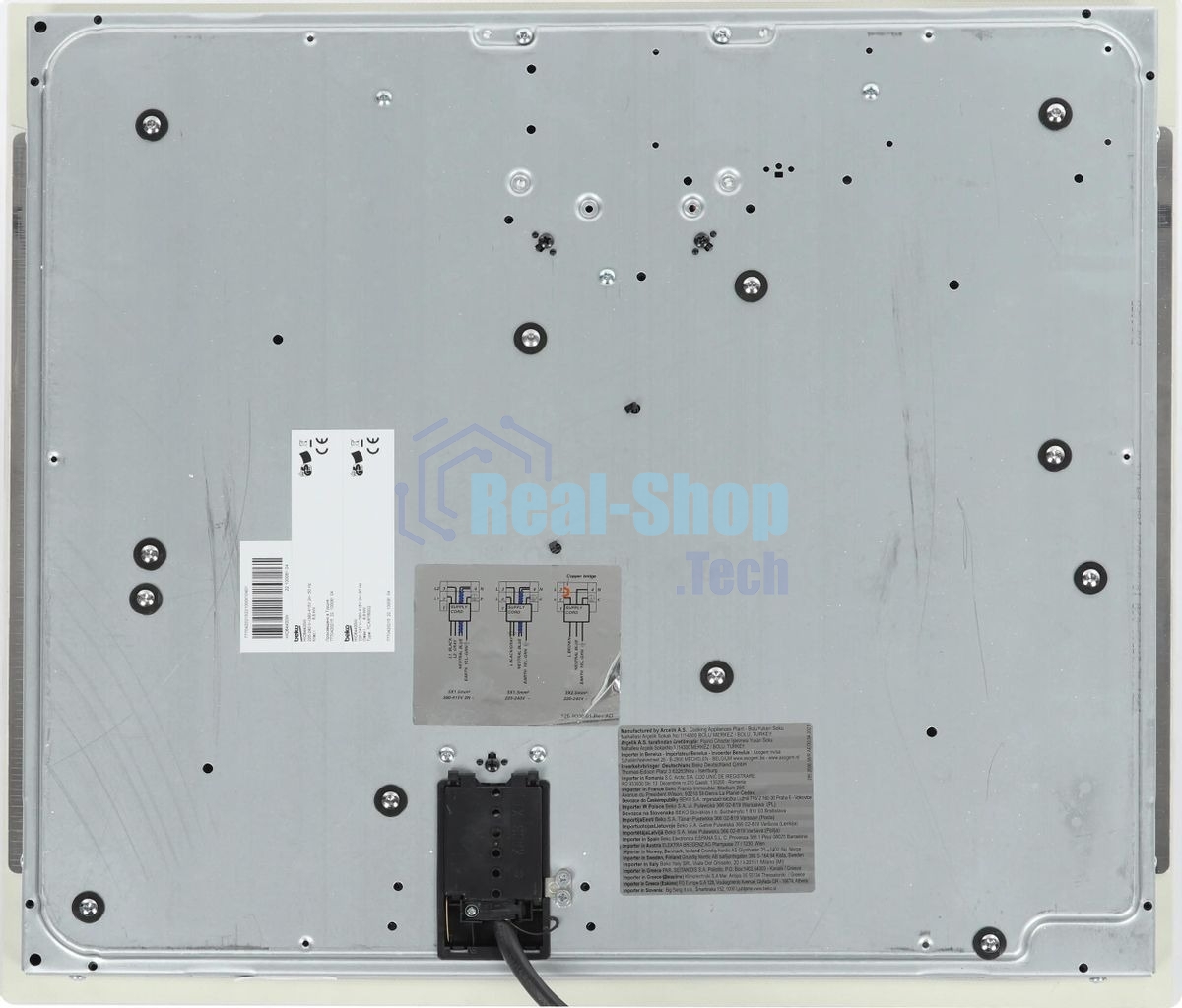 Электрическая варочная поверхность Beko HIC64400W, 4 конфорки, стеклокерамика, 6000 Вт
