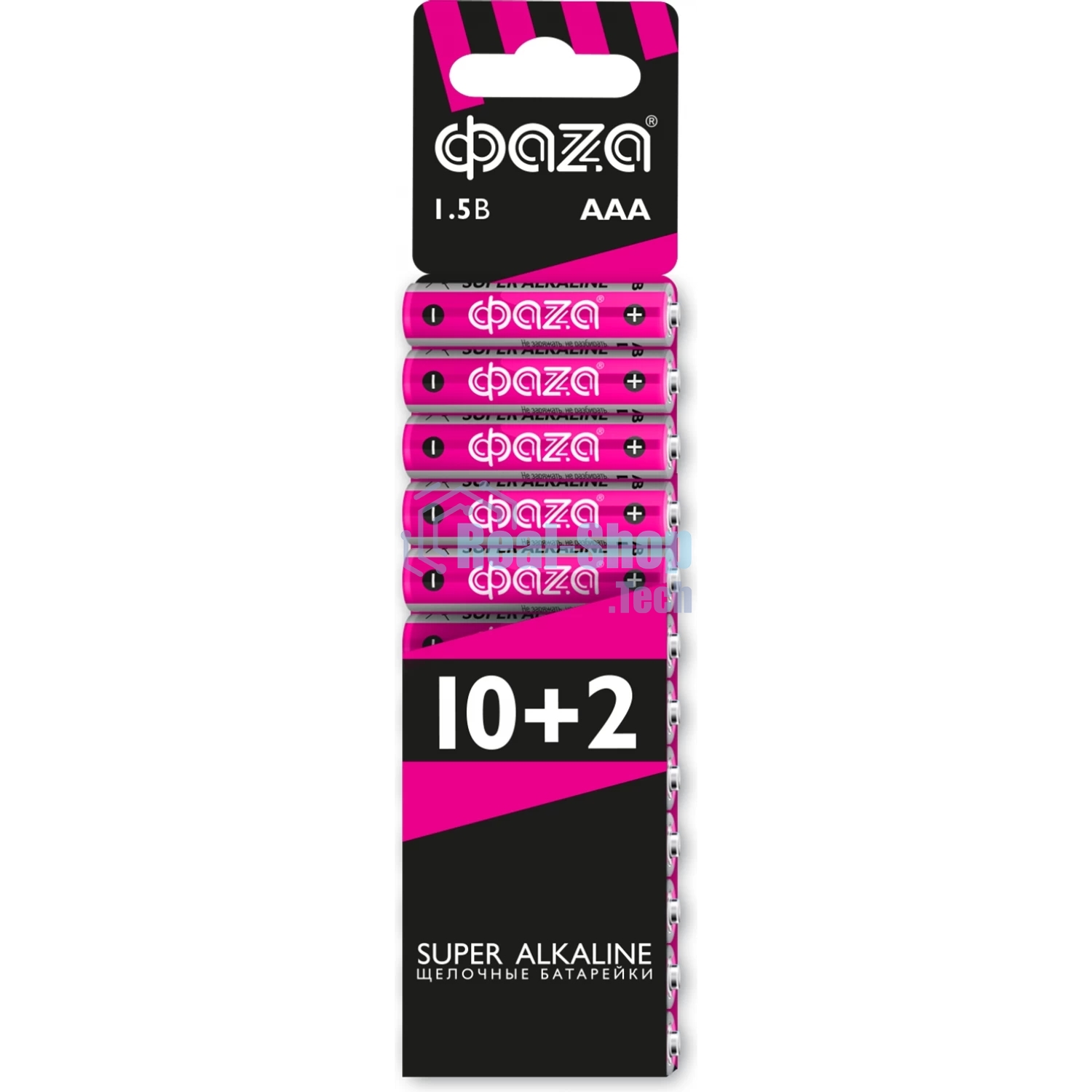 Элементы питания LR03 (AAA) ФАZА Super Alkaline набор 10+2