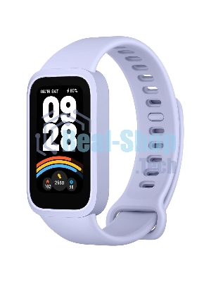 Фитнес-трекер Xiaomi Smart Band 9 Active TFT корп.:фиолетовый рем.:фиолетовый (BHR08L3GL)