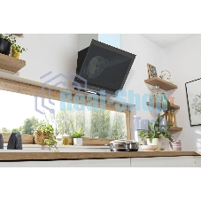 Вытяжка наклонная Gorenje WHI649X21P черный/серебристый, 60 см, 740 куб. м/ч, 67 дБ