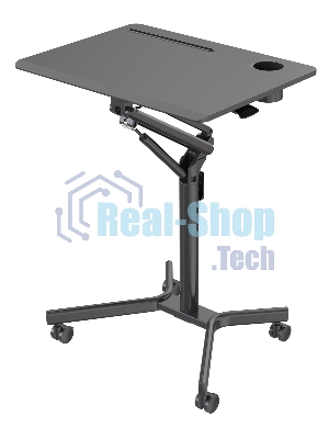 Стол для ноутбука Cactus VM-FDS101B столешница МДФ черный 70x52x105 см (CS-FDS101BBK)