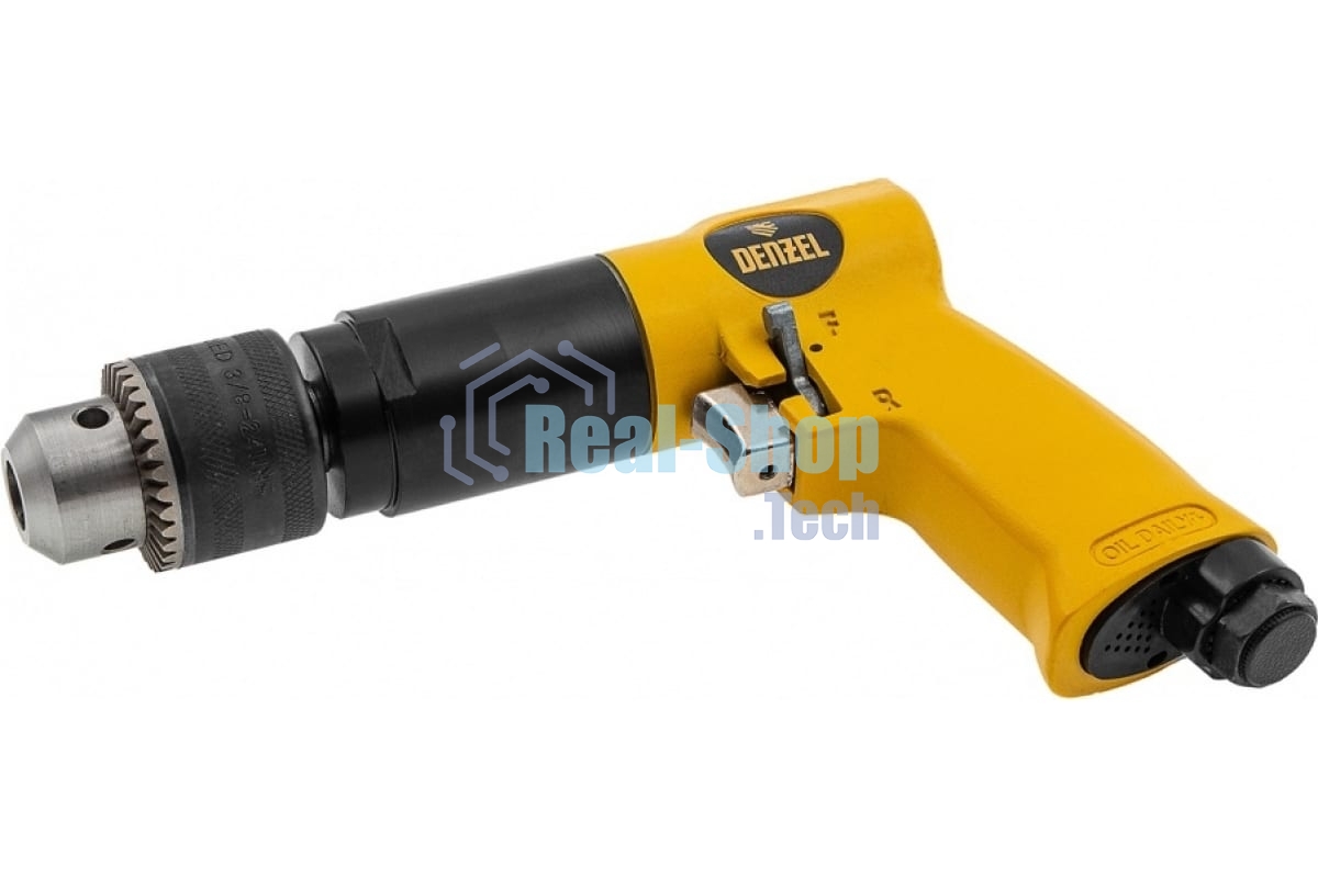Пневматическая дрель Denzel PD500, 500 об/мин, 114 л/мин, 13 мм