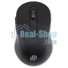 Мышь беспроводная Oklick 677MW черный, 1600 dpi, радиоканал, USB, кнопки - 6