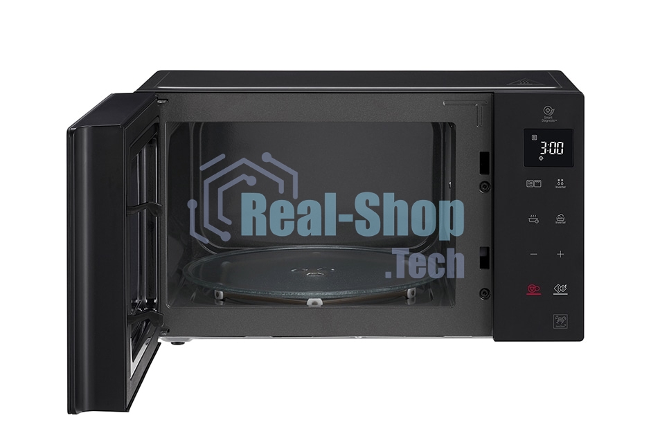 Микроволновая печь LG MB63W35GIB черный, 23 л, 1000 Вт, переключатели - сенсор