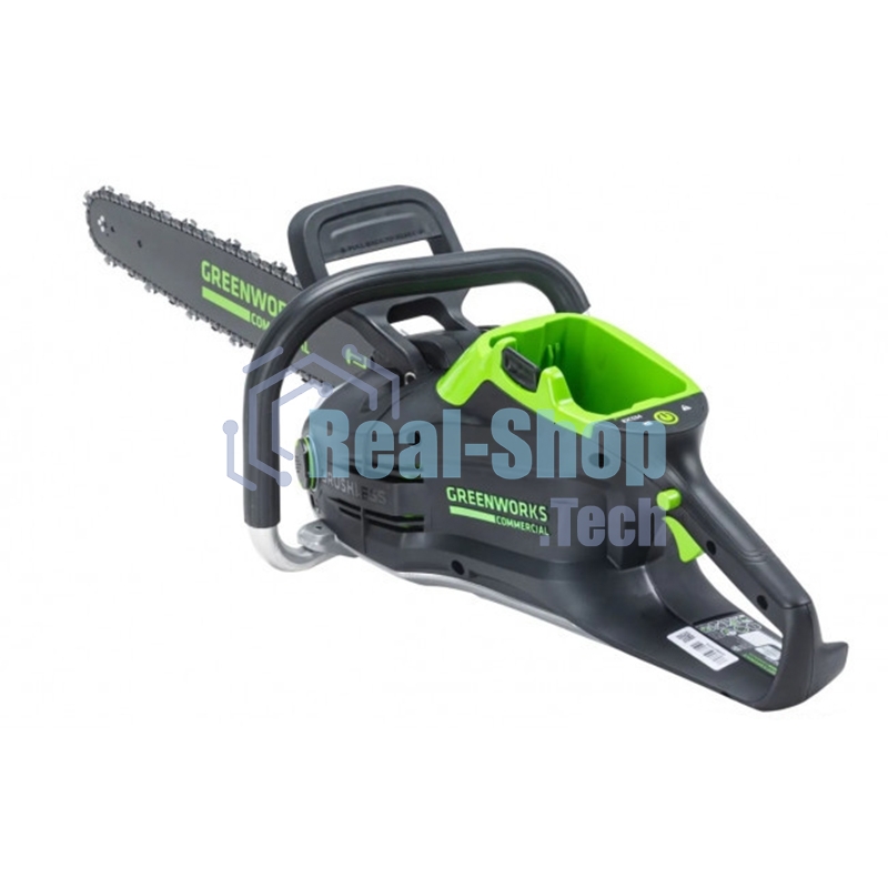 Цепная пила аккумуляторная GreenWorks GD82CS51, 82V, 51 см, бесщеточная, с 1хАКБ 5 А·ч. и ЗУ (2008307UB)