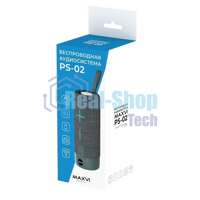 Беспроводная колонка Maxvi PS-02 черный
