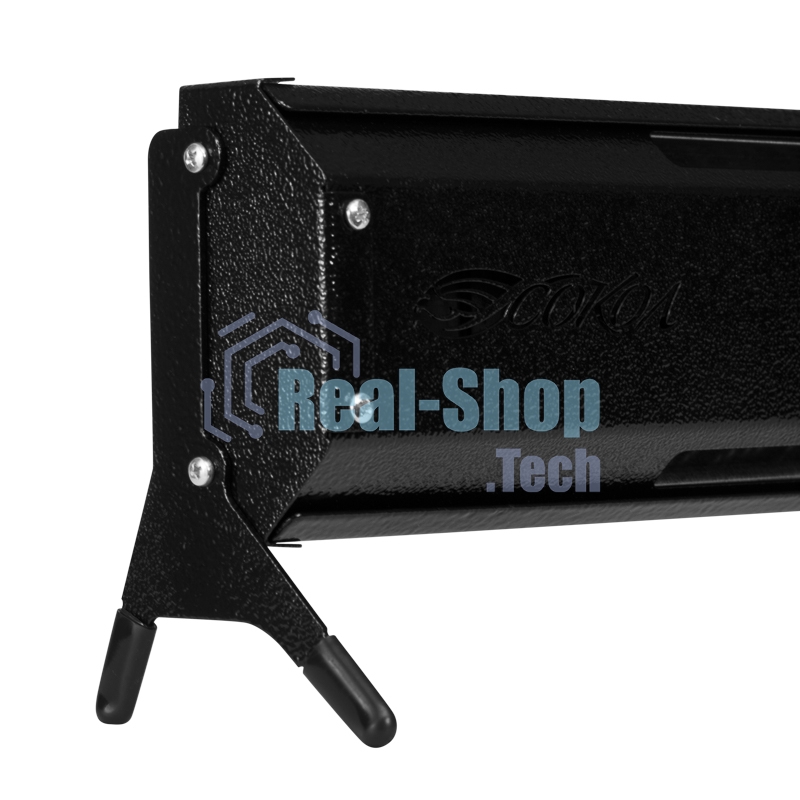 Конвектор плинтусный СОКОЛ 60-0124, черный, 450 Вт, 15 м2