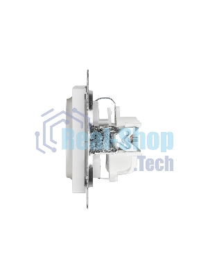 Розетка Intro Accent 6-202-01 2P+E Schuko 16А-250В IP20 СУ AL/CU белый Б0063678