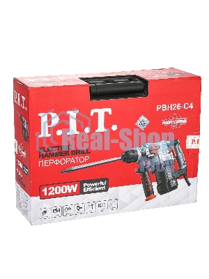 Перфоратор P.I.T. PBH26-C4, SDS-plus, 1200 Вт, 4,7 Дж, от сети