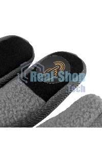 Перчатки универсальные Denzel 68086 искусственный мех, работа с сенсорным экраном, размер 8