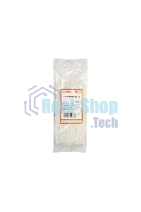 Хомут кабельный DKC 25207SR 2.5х200 полиамид белый (уп. 100 шт)