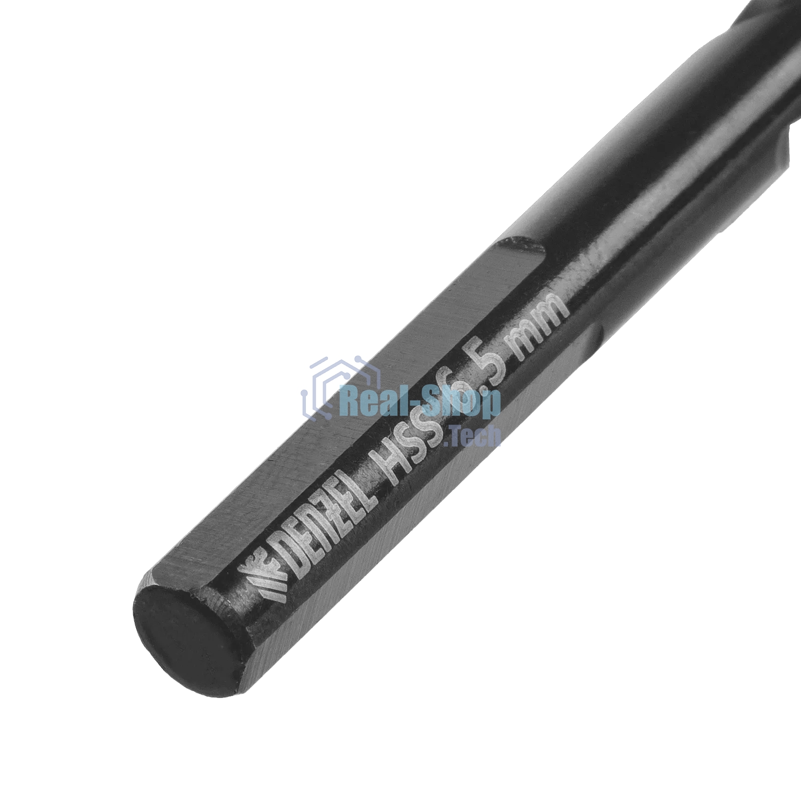 Сверло по металлу Denzel 6,5 мм, HSS-Tin, Golden Tip, 10 шт.