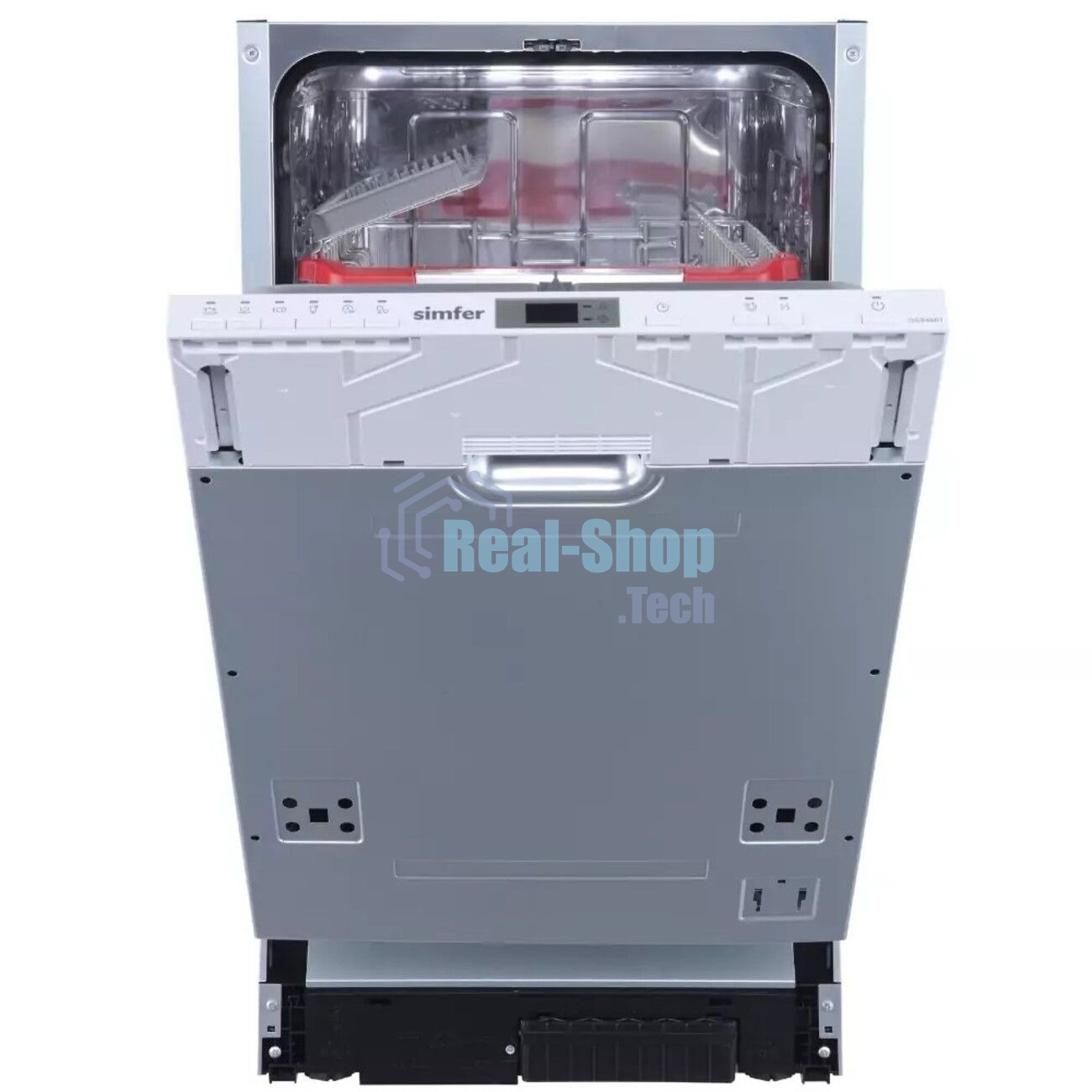 Встраиваемая посудомоечная машина Simfer DGB4601 белый/серый