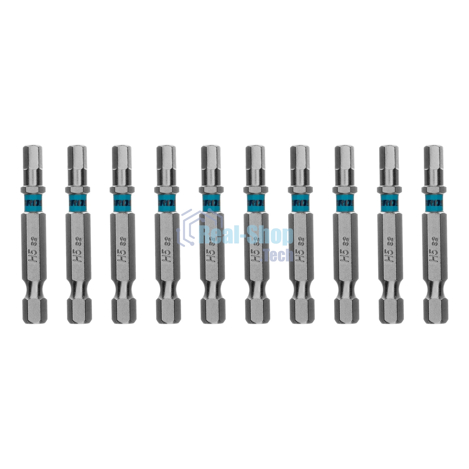 Бита Gross HEX 5х50 мм, сталь S2, шестигр., 10 шт.