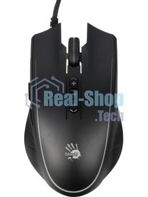 Мышь проводная A4Tech Bloody Q81 черный, 3200 dpi, USB, кнопки - 8