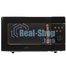 Микроволновая печь JVC JK-MW270D черный, 20 л, 700 Вт, переключатели - кнопки, поворотный механизм