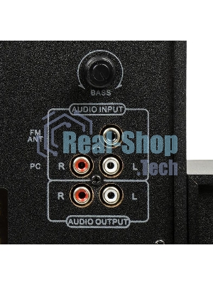 Колонки SVEN AC MS -304, черный Акустическая система, беспроводная передача сигнала по Bluetooth, суммарная мощность (RMS), Вт - 40, выходная мощность (RMS), Вт - сабвуфер: 20, сателлиты: 20 (2 х10), частотный диапазон, Гц - сабвуфер: 40 – 150, сателлиты: 150 – 20 000, размеры динамиков, мм - сабвуфер: O 128, воспроизведение с USB flash и SD card памяти, встроенное FM-радио, LED-дисплей, пульт ДУ, материал корпуса сабвуфера и сателлитов – дерево (MDF).