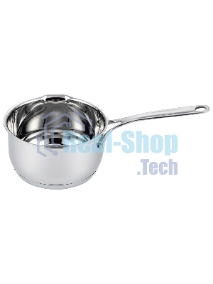 Ковш MAUNFELD ORIANA MF18RN01SP из нержавеющей стали со стеклянной крышкой, 16 см, 1,8 л