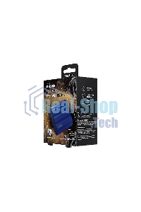 Внешний SSD Samsung T7 Shield, 1TB, USB 3.2 Gen 2 Type-C, R/W 1050/1000, синий
