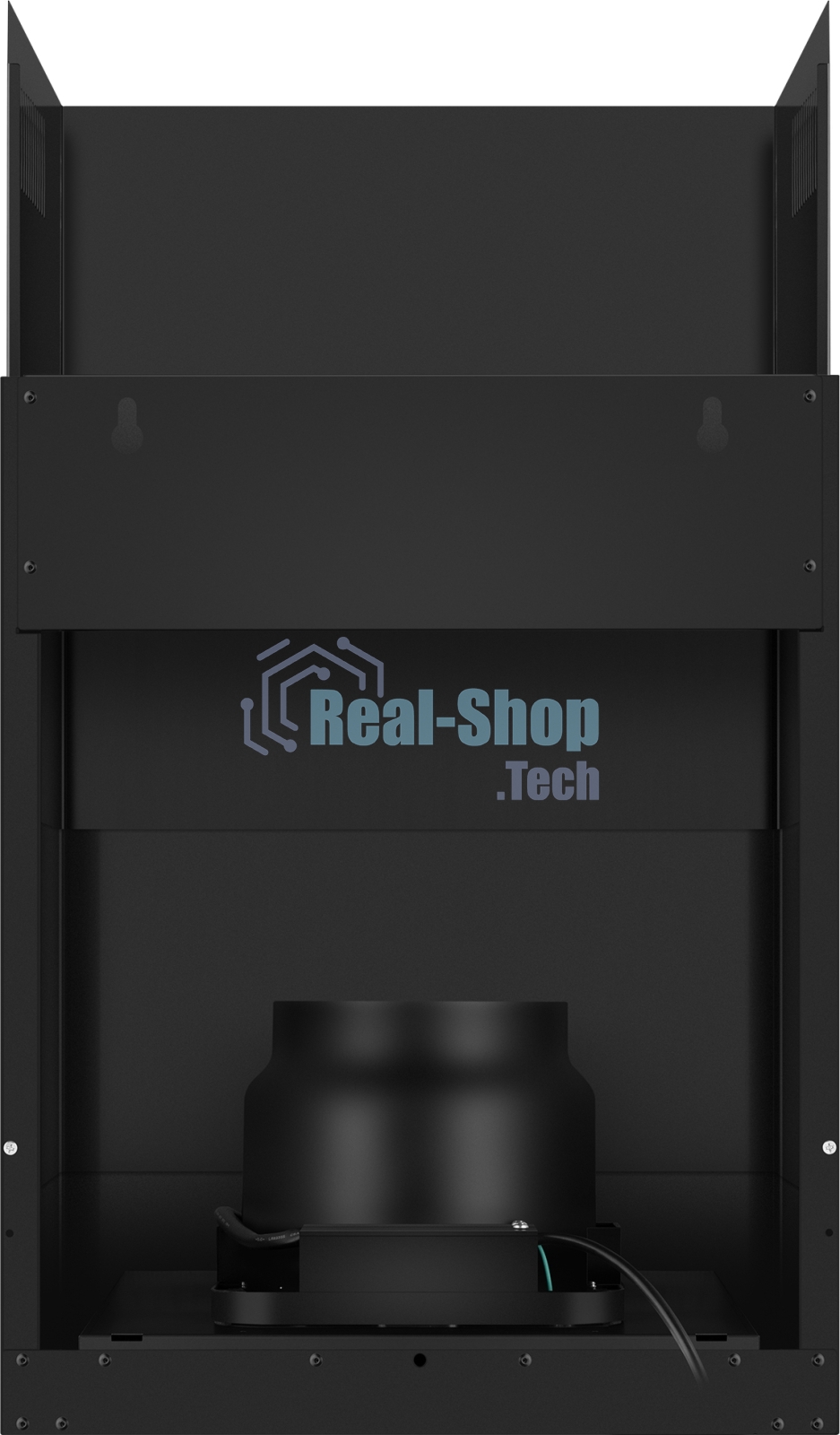 Вытяжка пристенная цилиндрическая Weissgauff Box 40 PB черный, 40 см, 900 куб. м/ч, 58 дБ