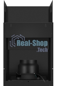 Вытяжка пристенная цилиндрическая Weissgauff Box 40 PB черный, 40 см, 900 куб. м/ч, 58 дБ