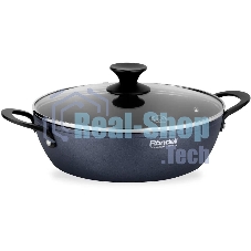 Сотейник Rondell Evolution-R RDA-799, 26 см, с крышкой, графитовый