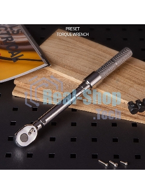 Динамометрический ключ предельный Deli DL17005010-50Нм, 3/8