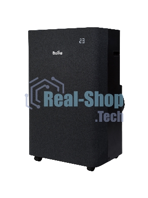 Кондиционер мобильный Ballu Velure BPAC-14 EW/N6 14000 BTU, 35 м², 50 дБ, охлаждение, осушение, черный