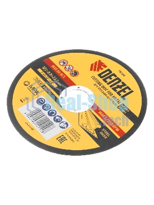 Круг отрезной по металлу Denzel, 125 х 0,8 х 22,2 мм, WA60TBF