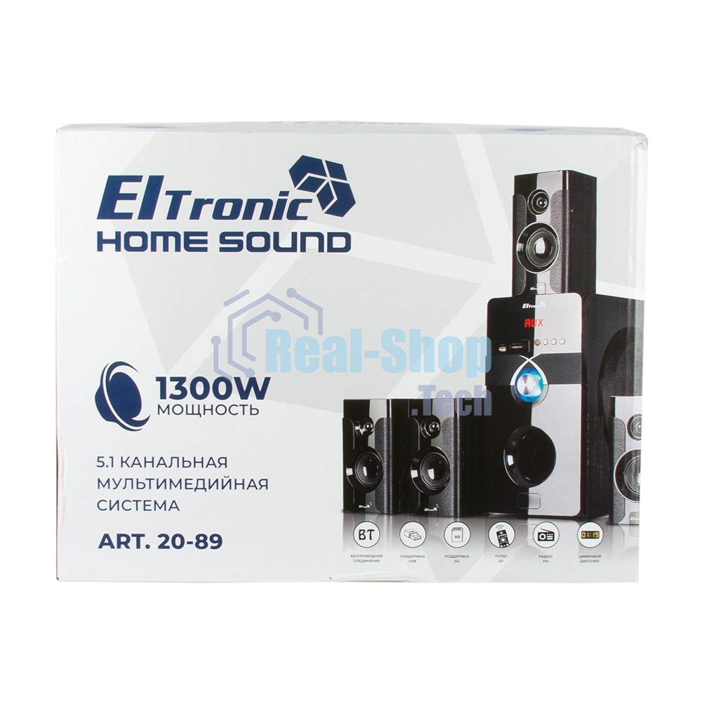 Акустическая система ELTRONIC (20-89) HOME SOUND черный