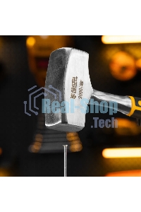 Кувалда Denzel 2 кг, цельнометаллическая, двухкомпонентная рукоятка