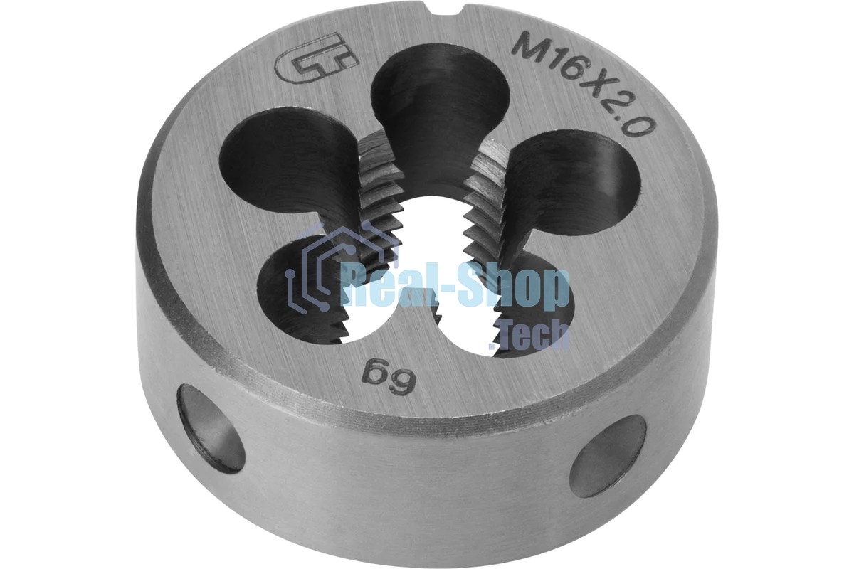 Плашка Сибртех М16 х 2,0 мм