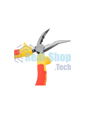 Длинногубцы Matrix изогнутые insulated 160 мм, двухкомпонентные рукоятки