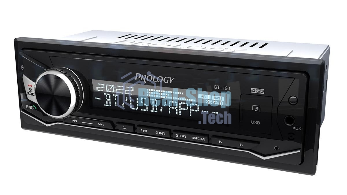 Автомагнитола Prology GT-120, 1 DIN, Bluetooth, USB Type-A, AUX