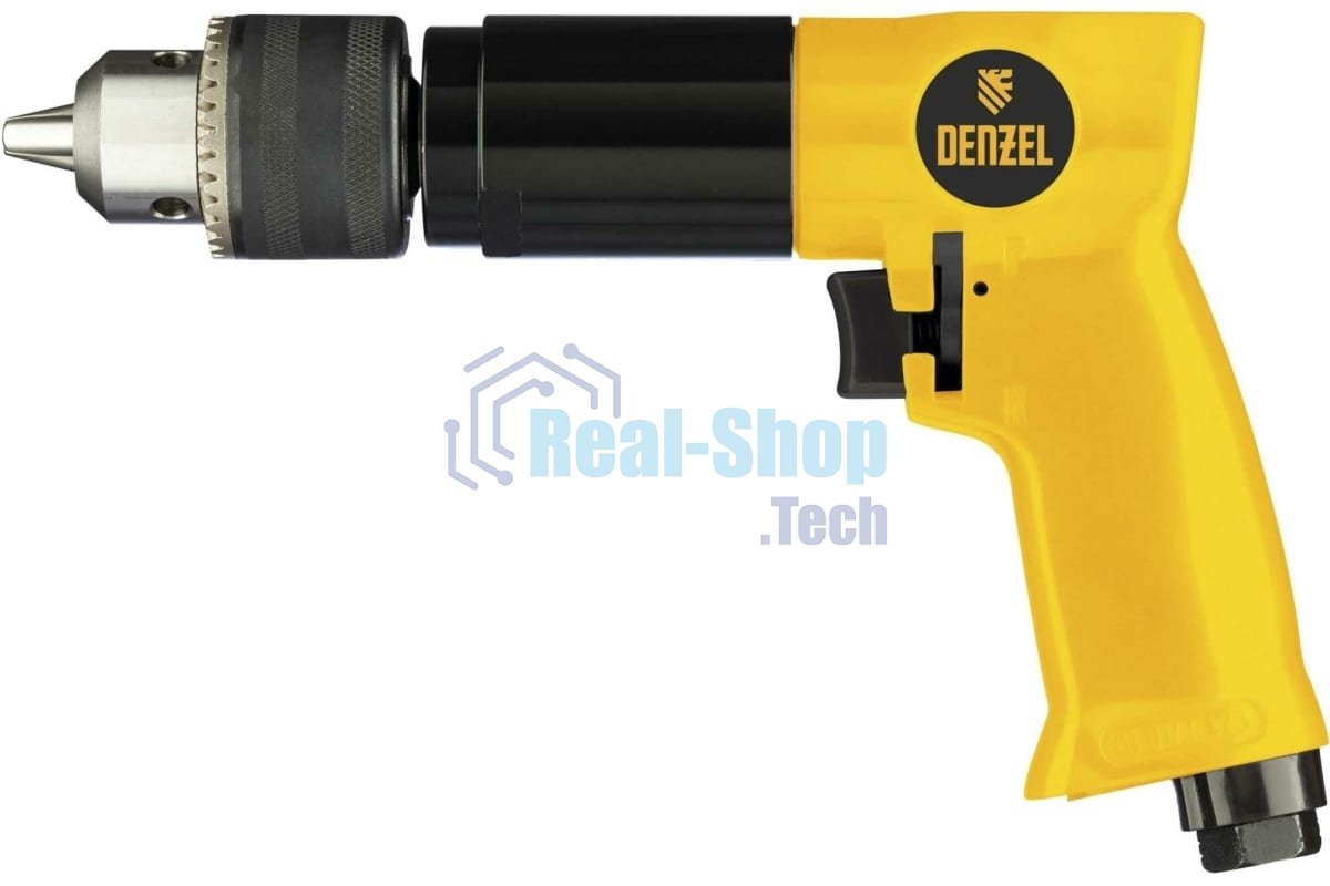 Пневматическая дрель Denzel PD500, 500 об/мин, 114 л/мин, 13 мм